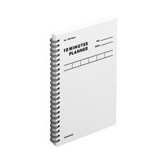 모트모트 텐미닛 플래너 100days 노트, 화이트, 1개 화이트, 1개
