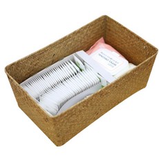 Tomorrow's Space 小號長方形籐編籃子 XL 36 x 22 x 14 厘米, 自然原色, 1個