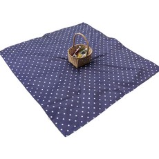 Derhappy 星光海軍藍雙面防水野餐墊, 混合色