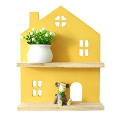 JHCompany壁掛式My Little Home置物架 黃色, 1個
