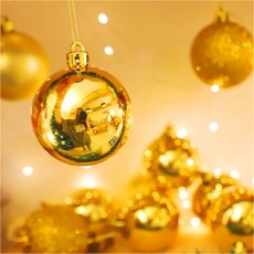 STUPID 聖誕樹裝飾球 5cm, 金色