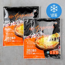 푸딩팩토리 고르곤졸라 씬피자 (냉동), 300g, 1개입, 2개