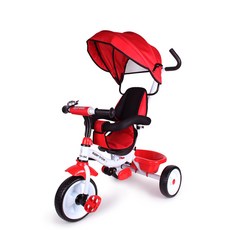 비바 슈퍼 트라이크 바이크 유모차 자전거, 레드, 색상:레드