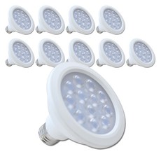 Sunny Lighting LED PAR30 聚光型燈泡 E26 15W, 晝光色, 10個