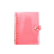 루카랩 글리터 PVC 다이어리 커버 6공 A5, 02 글리터 핑크, 1개