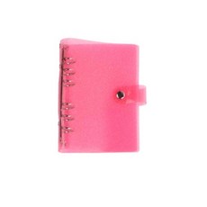 루카랩 아카이브 글리터 PVC 다이어리 커버 6공, 02 글리터 핑크, 1개