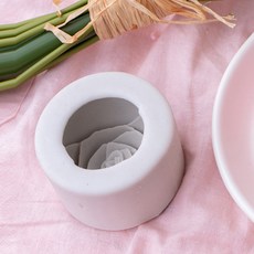 ANGLE THING 迷你陸蓮花1孔矽膠模具 2入, 單一顏色