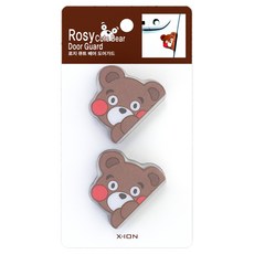 엑시온 로지베어 문콕 방지 도어가드, 브라운, 1개