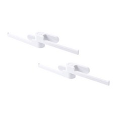 제이씨피 코너 회전 스틱 랙, 2개, 화이트