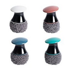 PINMOO 奈米纖維球型菜瓜布 顏色隨機出貨, 1入, 4個