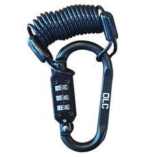 OLC 自行車鑰匙 線纜鎖 WL-02, 黑色, 1個