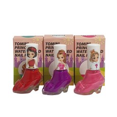 Tomini 孩童公主系列 水性指甲油, E款(粉色+紫羅蘭紫+玫瑰紅), 1組