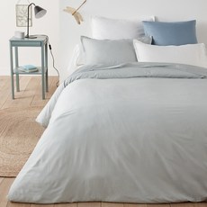 簡約生活素色被套, 灰藍色