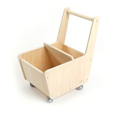 GOODTREE 兒童旅行車木製購物車手推車