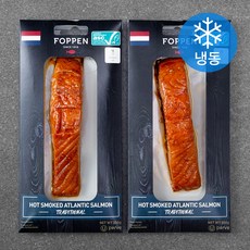 포펜 핫스모크 연어 오리지널 (냉동), 100g, 2개