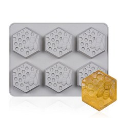 Mataba 蜂窩6孔矽膠模具, 隨機發貨