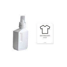 ATOSO 洗衣精分裝瓶 650ml + 標籤組, 1套