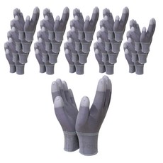 ilovegh PU指尖觸摸手套L, 灰色的, 20套