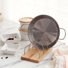 五體舒暢原木平底鍋架, 混色