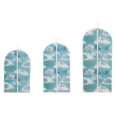 簡潔衣服套 小+中+大組 雲朵, 1套