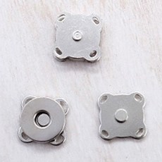 磁吸式鈕扣 18mm, 鎳, 50個