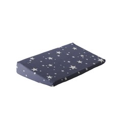 SLEEPSPA 防倒流乳膠哺乳枕+防水星星印花枕套, 混色