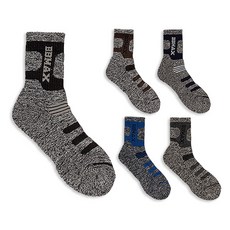 襪子工廠 男用登山襪5雙, 隨機出貨
