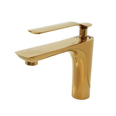 金色單孔臉盆水龍頭, 1個