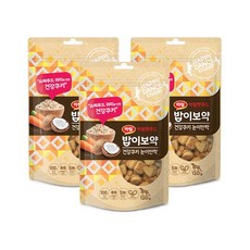 하림펫푸드밥이보약 하림펫푸드 건강쿠키 강아지 간식, 눈이반짝, 120g, 3개