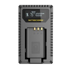 NITECORE 奈特科爾 適用於富士Fujifilm NP-W126 W126S電池 雙面旅行USB充電器, FX1, 1個