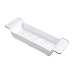 Lattelatte 浴缸置物架, 1個, 白色的