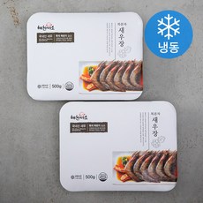 해찬미소 복분자 새우장 (냉동), 500g, 2팩