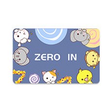 The Flow 可愛動物圖案廚房浴室地墊, 動物派對藍色