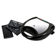 GOSS 三合一鬆餅機, GS-WM777BK (黑色金屬)