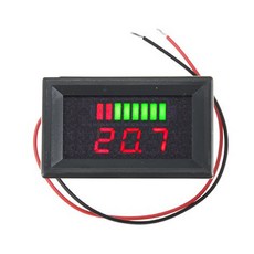 車用電池電壓電量顯示器 12V專用 NG080 隨機出貨, 1個