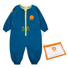 bayb 兒童多用途全身袍 + 防水拉鍊袋, 藍綠色