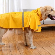 PET TREE 寵物犬用雨衣, 黃色的