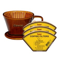 Cormac 磁性滴頭 D4 + 咖啡豆濾紙 FY1 300p, 1組, 棕色(咖啡滴頭)