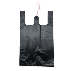 手提塑膠袋 黑色 100 張, 10個