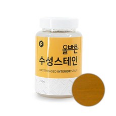 페인트인포 올바른 수성 스테인 페인트, 502 소나무, 250ml, 1개