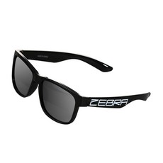 feel morys ZEBRA 釣魚偏光太陽眼鏡 MS-060P, 亮黑色 + 銀色鏡面