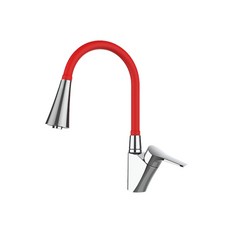 廚房水龍頭 紅色 T1-1004C, 1個