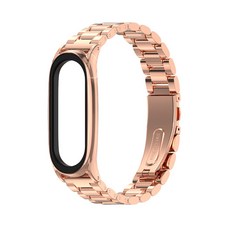 쵸미앤세븐 샤오미 6/5/4 메탈 플러스 미밴드, 로즈골드, 1개