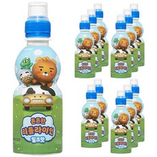 카카오프렌즈 혼합음료 리틀어피치 밀크맛, 245ml, 12개