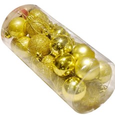 STUPID 聖誕節裝飾球 4cm, 金色