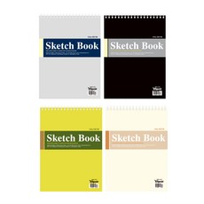 Heemangnote 專家用素描本 隨機出貨, 5開, 10張, 4個