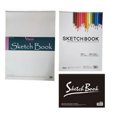 Heemangnote 專業用素描本 4開 + 5開 + 8開 套組