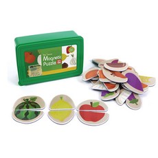 playmax 磁吸式水果玩具拼圖, 1個, 32件