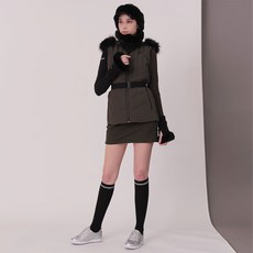 Cleveland GOLF 女式 FUR 手指劈開手背冷 Toshi CGKWHW203, 黑色的