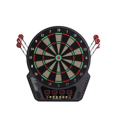 電子飛鏢射擊玩具 豪華型 + 飛鏢針 9p + 飛鏢針收納盒, 電子飛鏢 豪華型